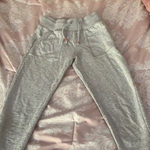 Grey sweatpants